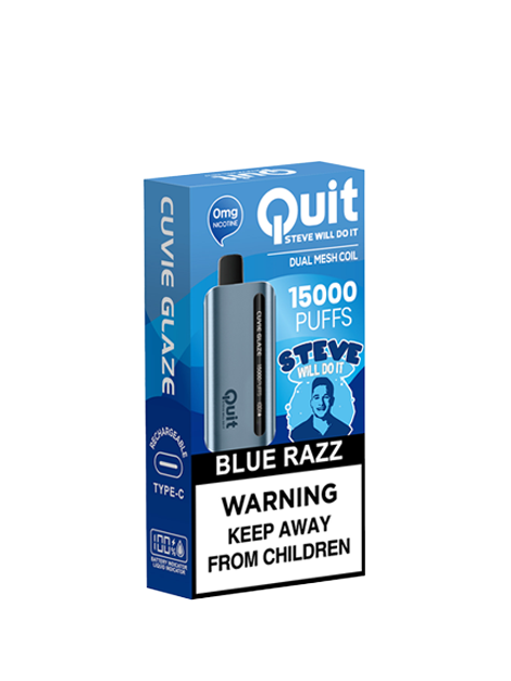 Quit Zero Cuvie Glaze | Blue Razz
