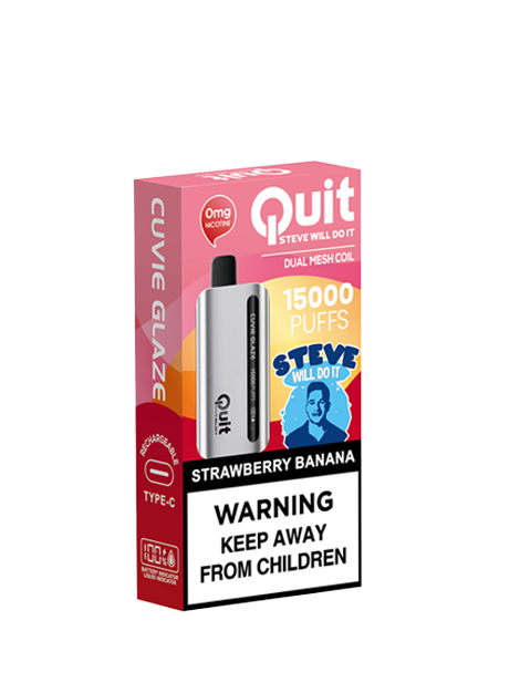Quit Zero Cuvie Glaze | Strawberry Banana
