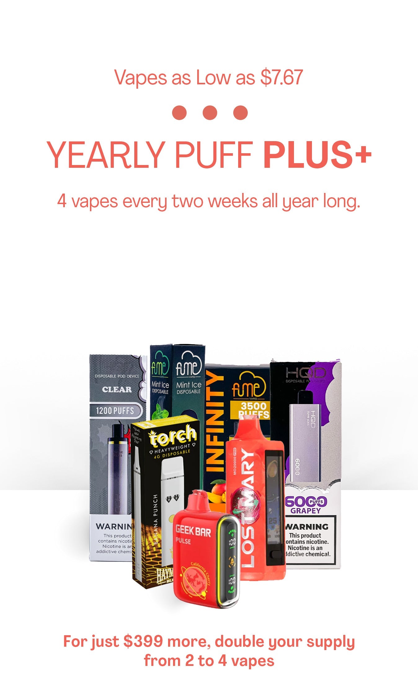 Yearly Puff Plus