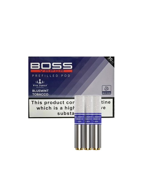 Boss Vapor Pods | Bluemint Tobacco