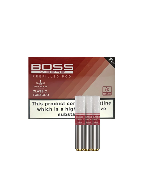 Boss Vapor Pods | Classic Tobacco