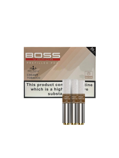 Boss Vapor Pods | Creamy Tobacco