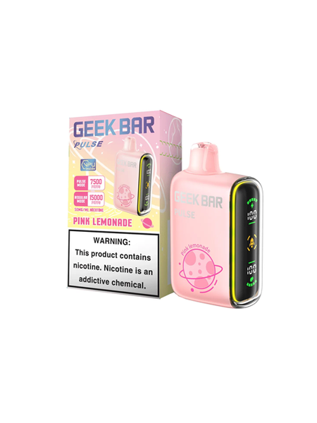 Geek Bar Pulse - Pink Lemonade Disposable Vape | Lou Square Geek Bar Pulse - Pink Lemonade Disposable Vape | Lou Square