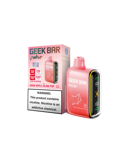 Geek Bar Pulse | Sour Apple Blow Pop