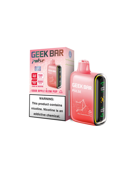 Geek Bar Pulse Disposable Vape - Sour Apple Blow Pop Geek Bar Pulse Disposable Vape - Sour Apple Blow Pop