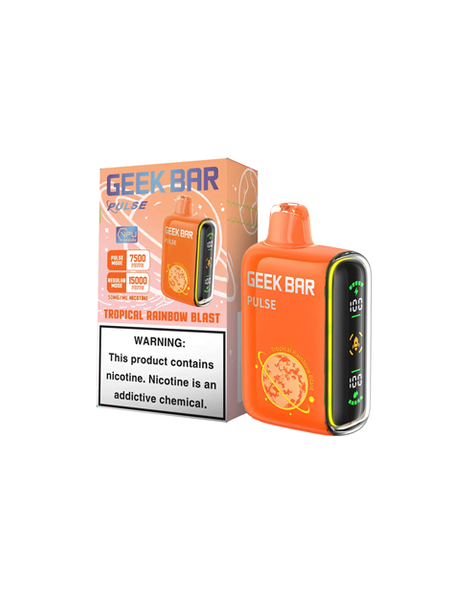 Geek Bar Pulse - Tropical Rainbow Blast Vape | Lou Square Geek Bar Pulse - Tropical Rainbow Blast Vape | Lou Square