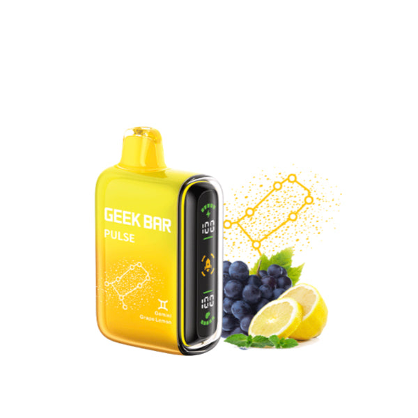 Geek Bar Pulse | Gemini Grape Lemon