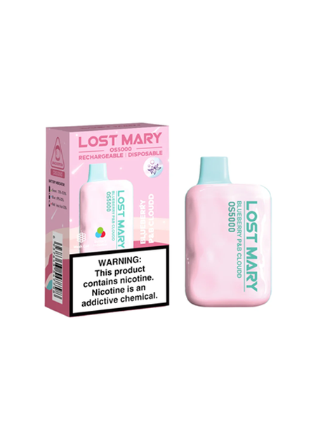 Lost Mary OS5000 | Blueberry P&B Cloudd Lost Mary OS5000 | Blueberry P&B Cloudd