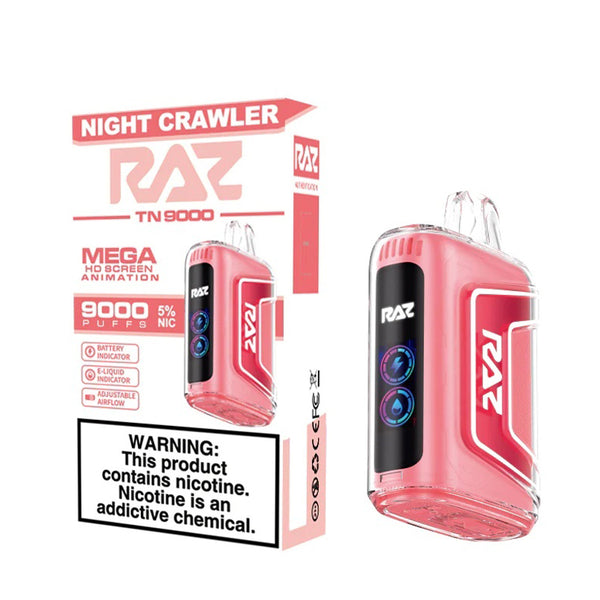 day crawler raz vape RAZ TN9000 Night Crawler Disposable Vape