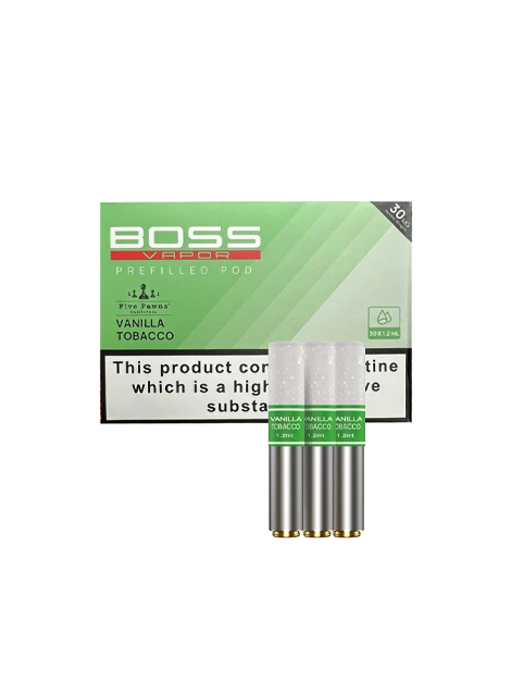 Boss Vapor Pods | Vanilla Tobacco