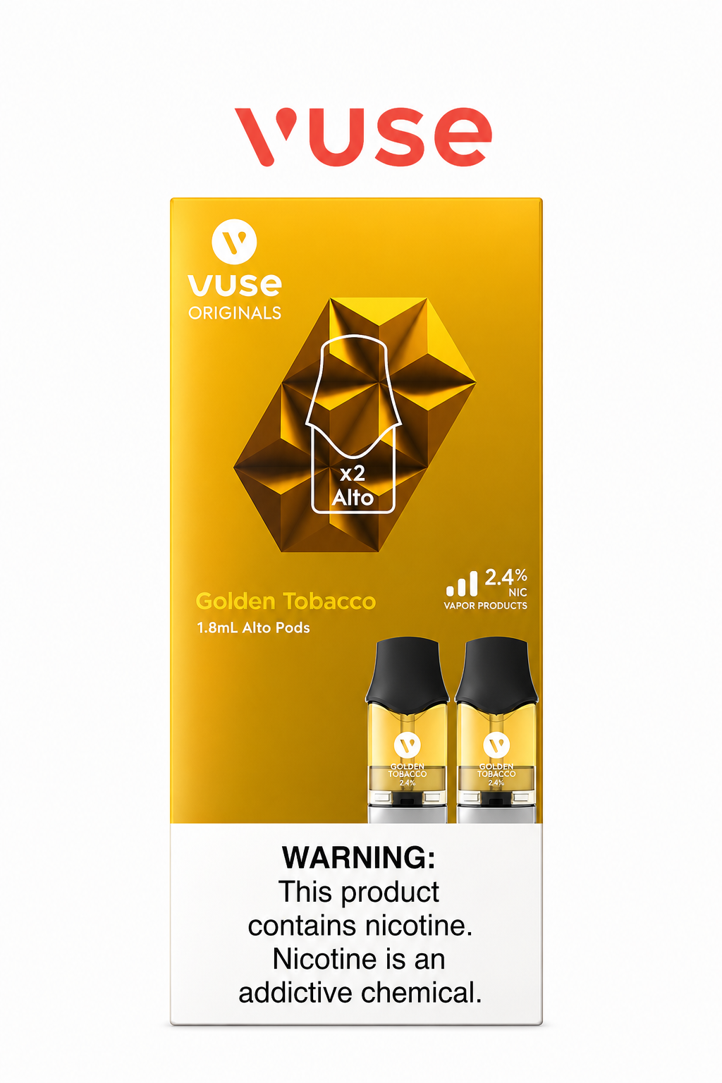 Golden Tobacco | 2.4% nic.