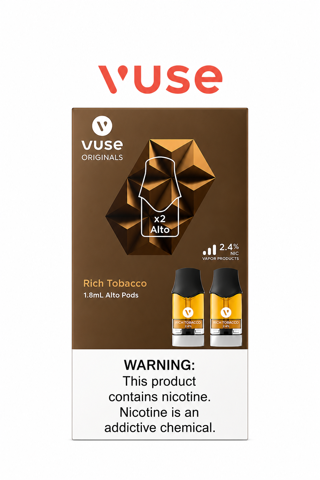Rich Tobacco | 2.4% nic.