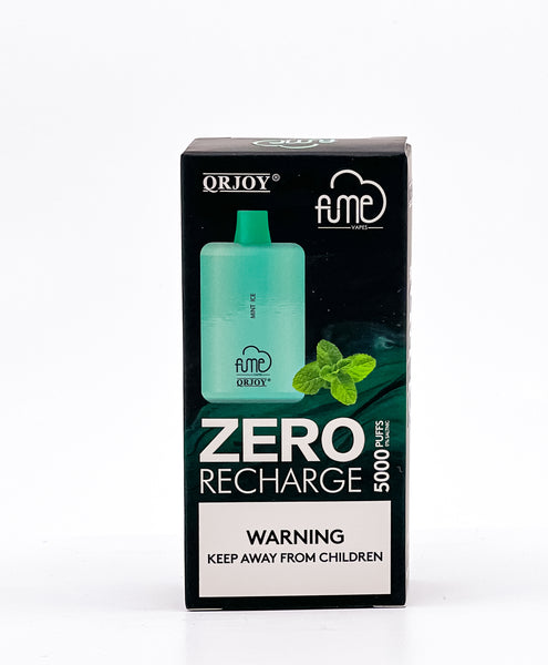 fume qrjoy vape Fume Pro Zero nicotine free disposable vape device